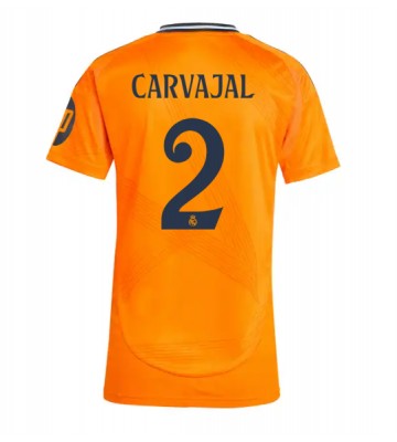 Real Madrid Daniel Carvajal #2 Replika Udebanetrøje Dame 2024-25 Kortærmet